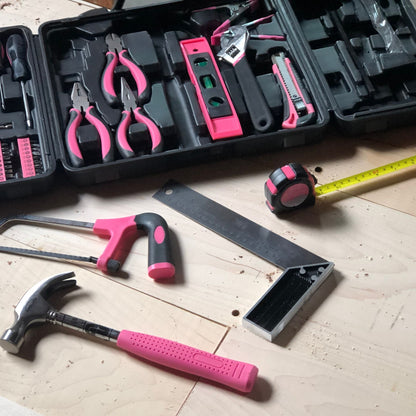 71 Piece Household Tool Kit Pink - DT0204P - Prop and Piston
