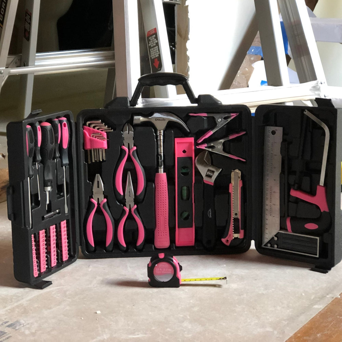 71 Piece Household Tool Kit Pink - DT0204P - Prop and Piston