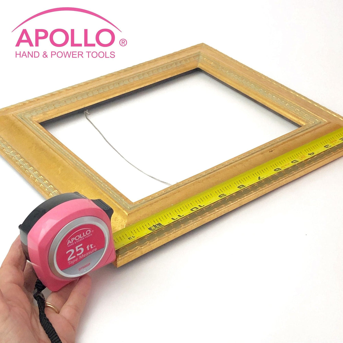 25ft. Tape Measure - Pink - DT5002P - Prop and Piston