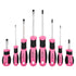 Apollo Tools 8 Pink Essential Screwdriver Set DT5018P - Prop and Piston