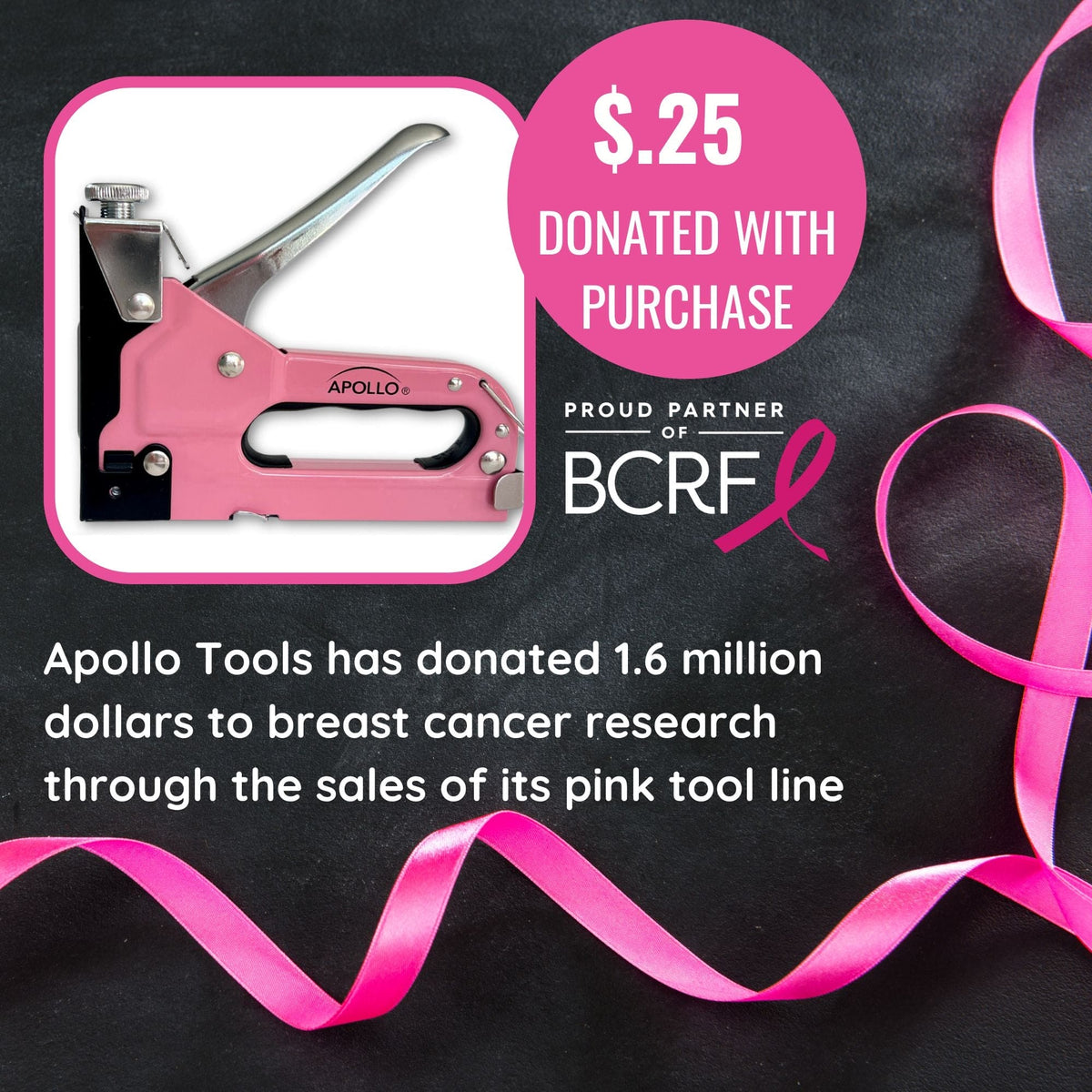 Pink Stapler with Power Adjustment Knob and 3000 Staples assortment-- DT5020P - Prop and Piston