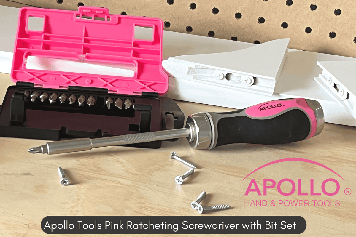 13-in-1 Ratcheting Screwdriver with Bit Set – Pink -- DT5021P - Prop and Piston
