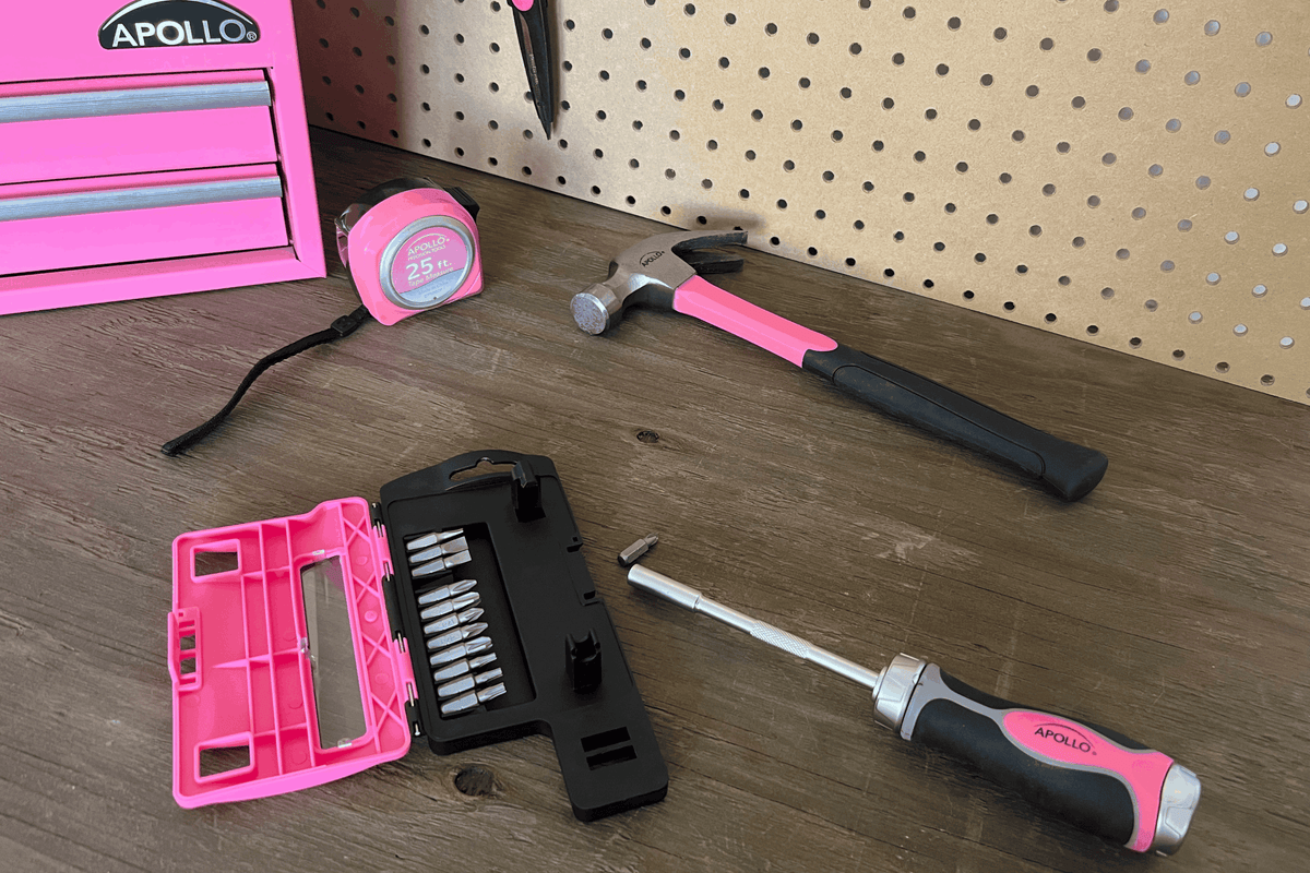 13-in-1 Ratcheting Screwdriver with Bit Set – Pink -- DT5021P - Prop and Piston