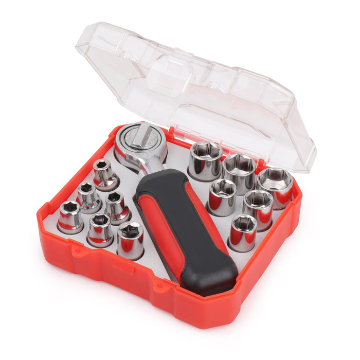 13 Piece ¼ Inch Drive Metric Socket Set - DT5023 - Prop and Piston