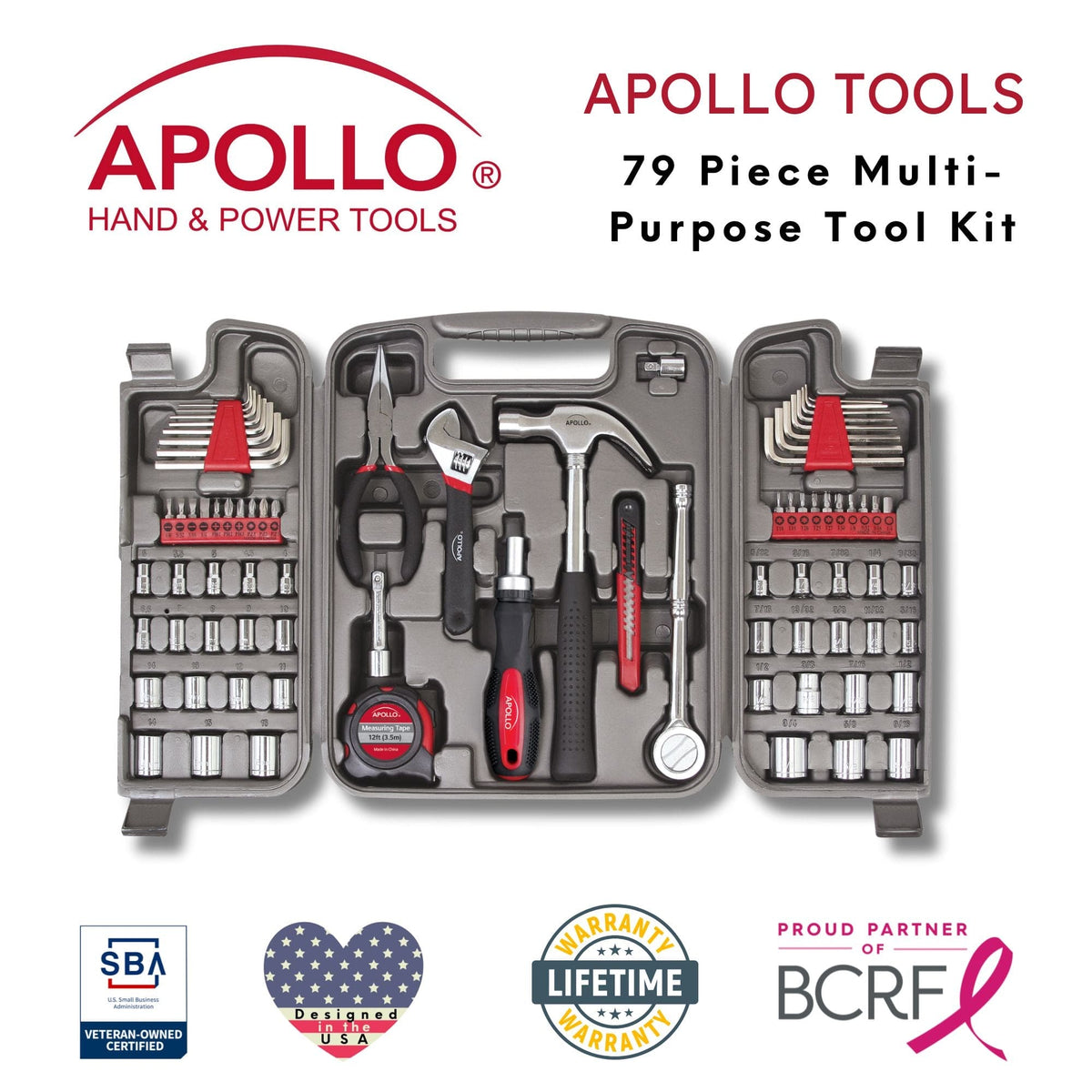 79 Piece Multi-Purpose Tool Kit - DT9411 - Prop and Piston