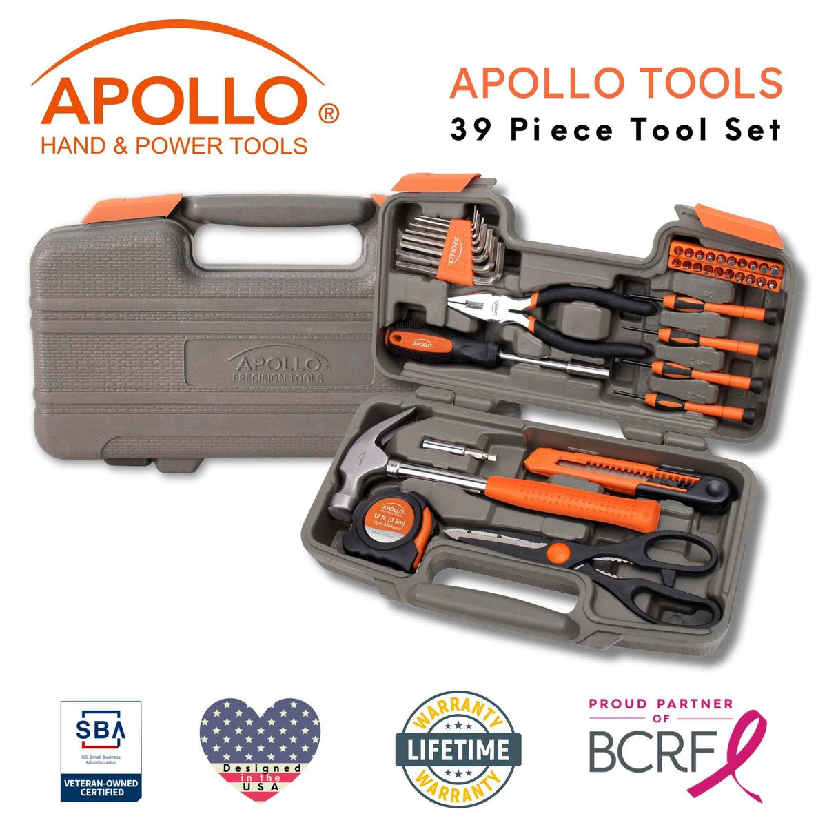 39 Piece General Tool Kit - DT9706OR - Prop and Piston