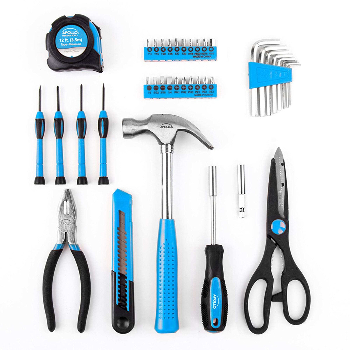 39 Piece General Tool Kit in compact storage case with essential DIY tools for household repairs