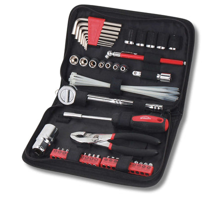 56 Piece SAE Auto Tool Set In Zipper Case - DT9774 - Prop and Piston
