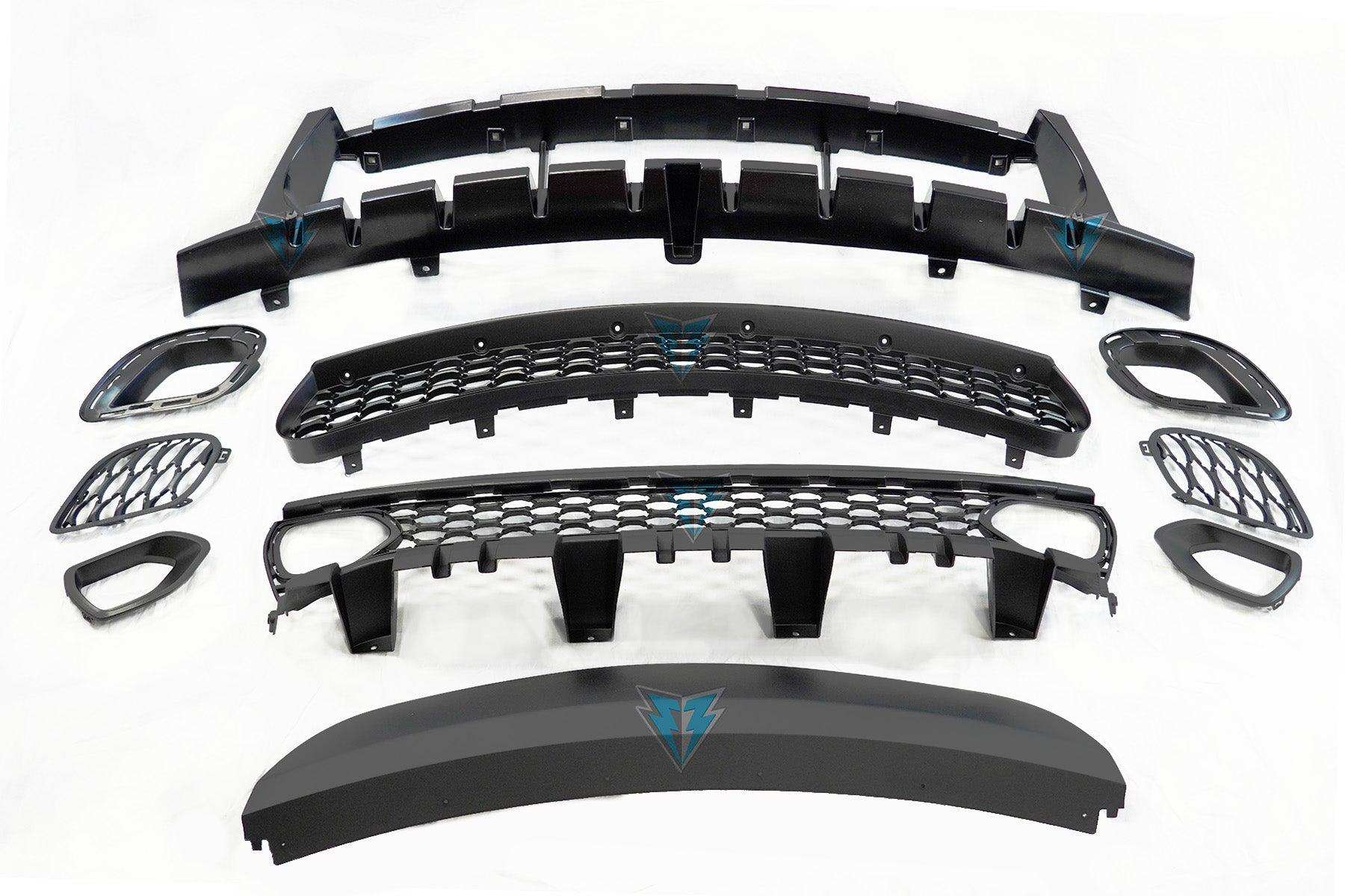2015-2023 Dodge Charger SRT Hellcat Style Front Bumper Conversion Kit - Prop and Piston
