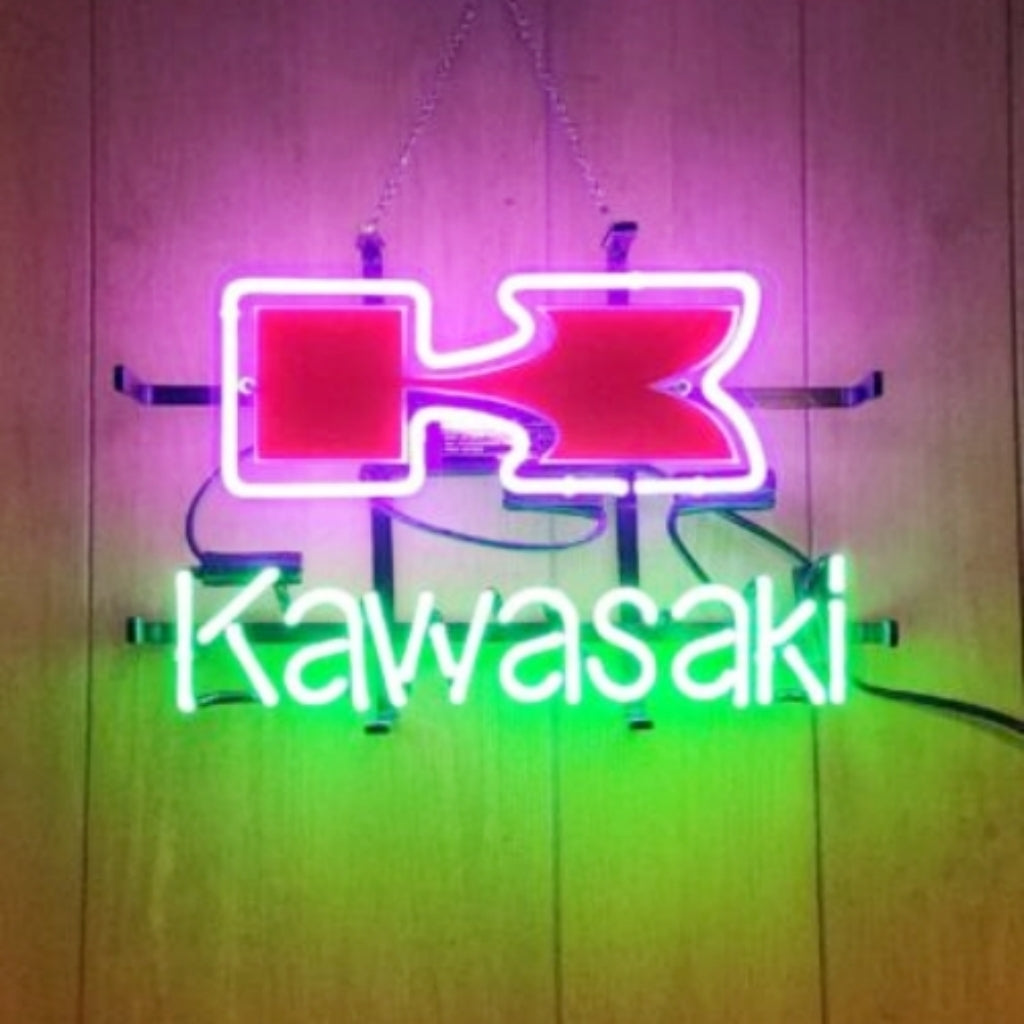 Kawasaki Beer Neon Signs Light - Prop and Piston