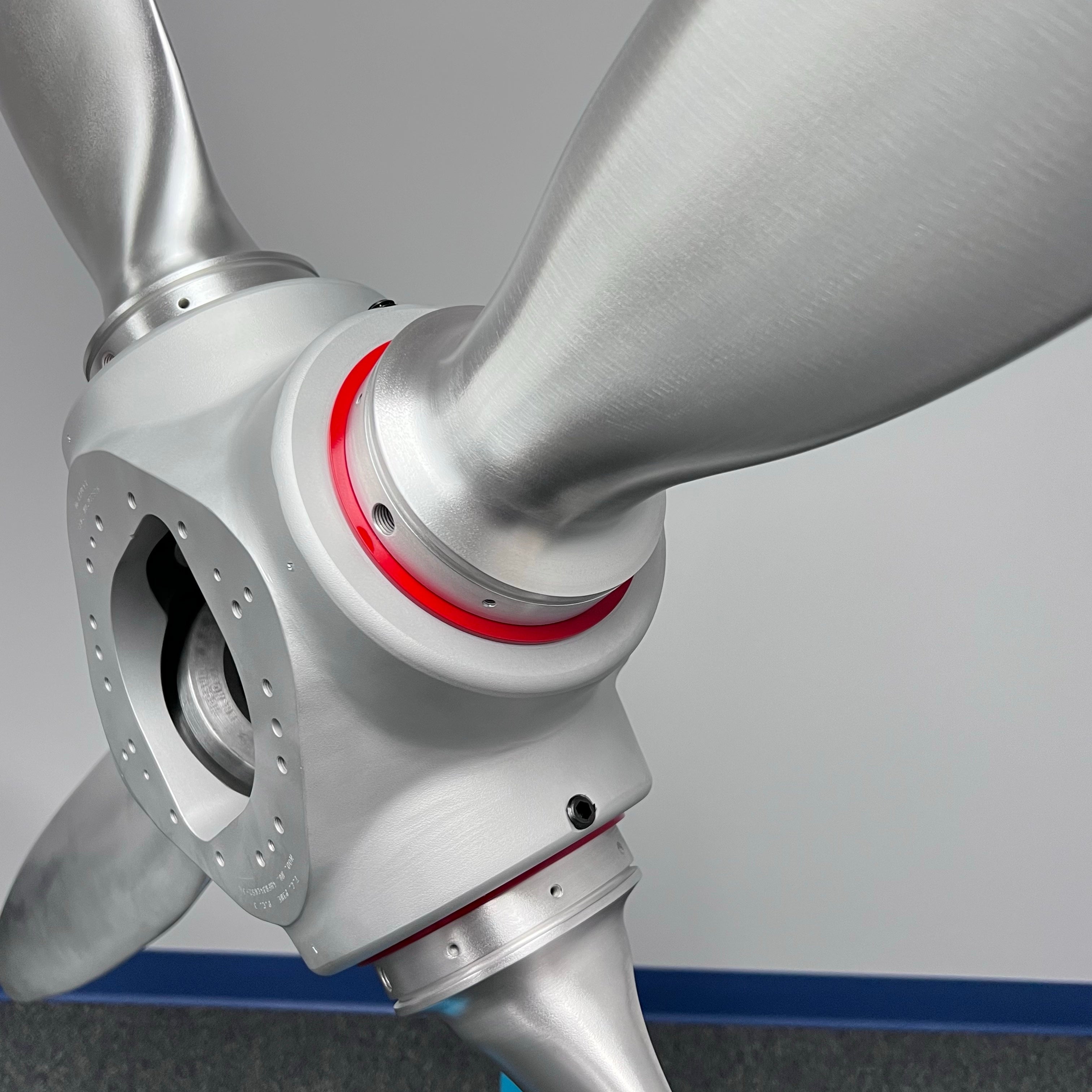 4-Bladed McCauley Cessna 78" Brushed Aluminum Airplane Propeller Metal Wall Display