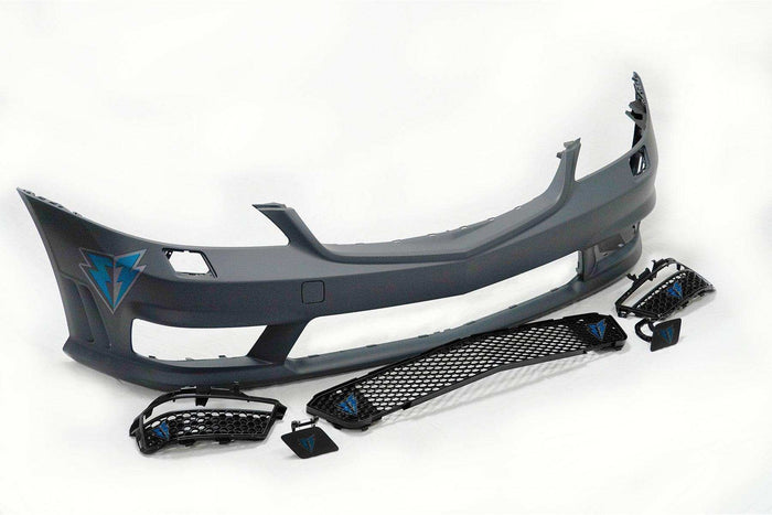 2007-2013 Mercedes Benz (W221) S Class to S63 S65 AMG Style Front Bumper Conversion Kit - Prop and Piston