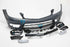 2012-2014 Mercedes Benz W204 facelift C63 AMG style front bumper conversion kit on luxury sedan front end