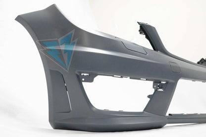 2012-2014 Mercedes Benz W204 facelift C63 AMG style front bumper stock image