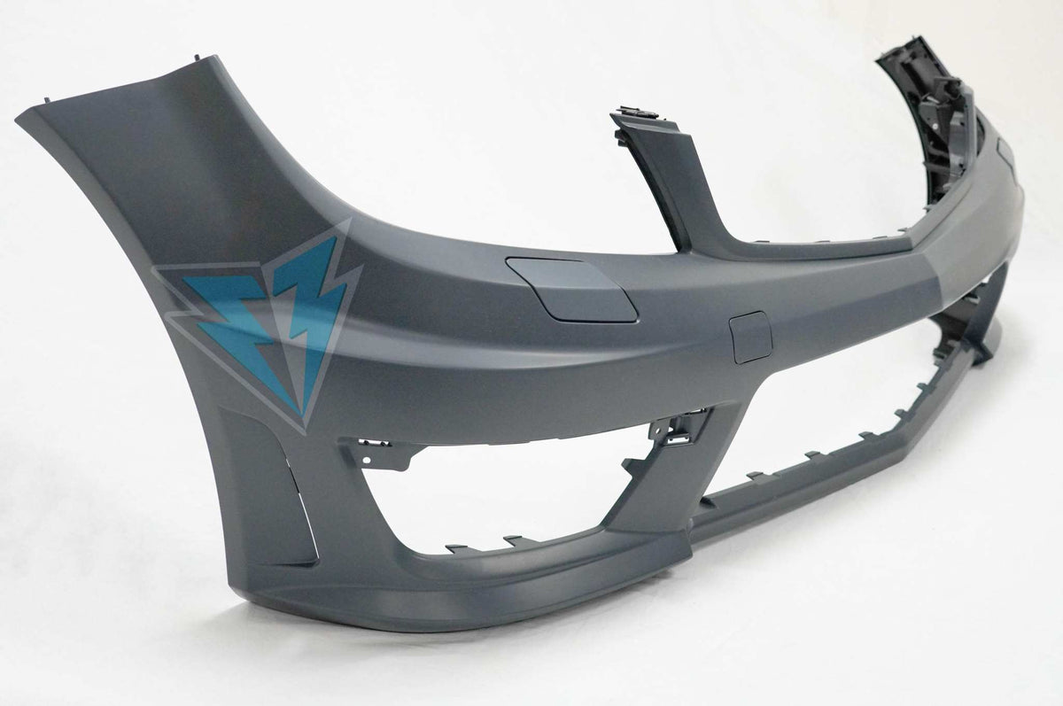 2012-2014 Mercedes Benz W204 facelift C63 AMG style front bumper conversion kit on C-Class sedan