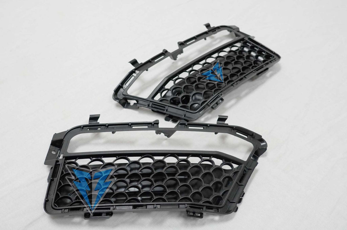 2010-2013 Mercedes Benz (W212) Pre-Facelift E63 AMG Style Front Bumper Conversion Kit (DRL Included) - Prop and Piston