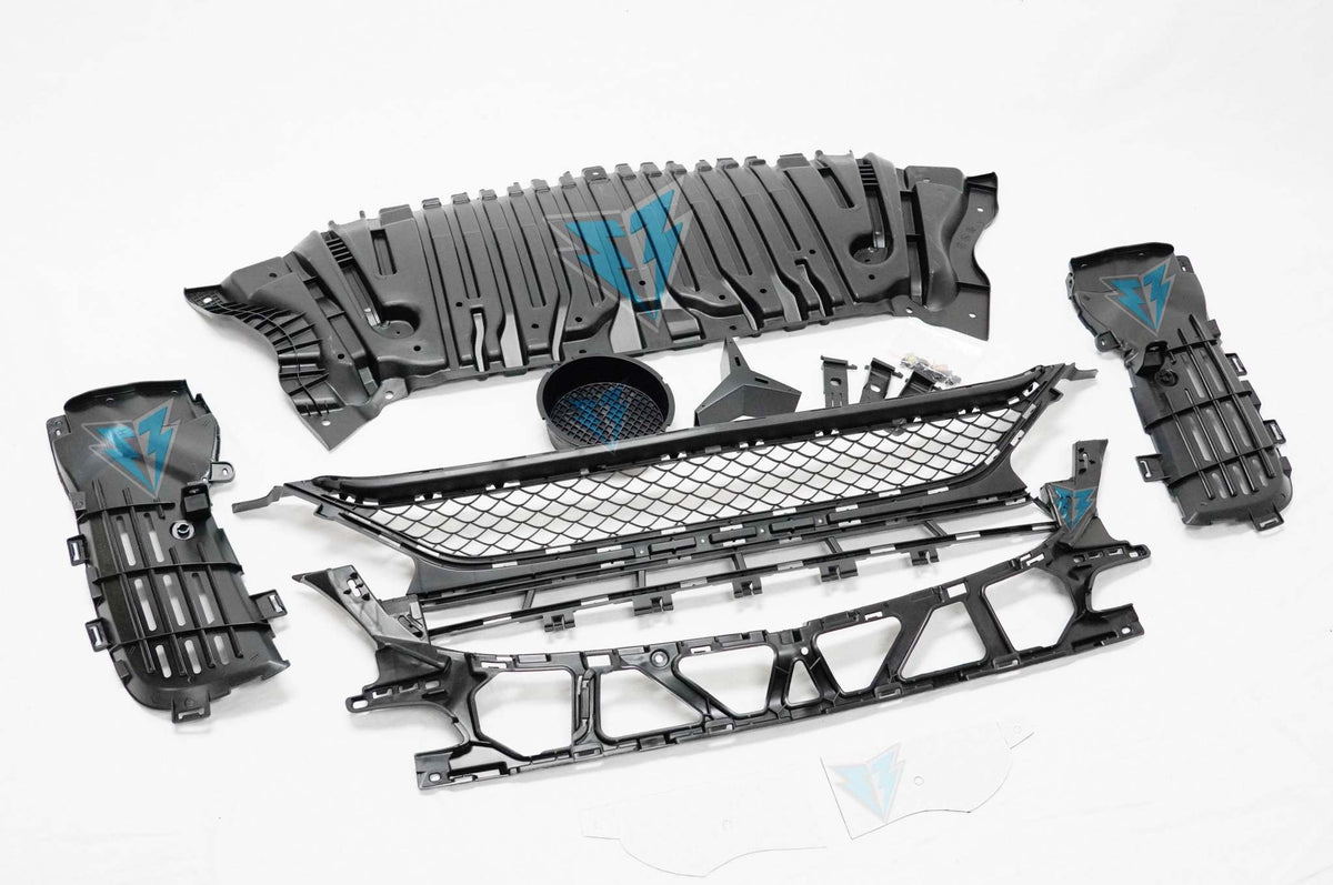 2014-2016 Mercedes Benz (W212) Facelift E63 AMG Style Front Bumper Conversion Kit - Prop and Piston