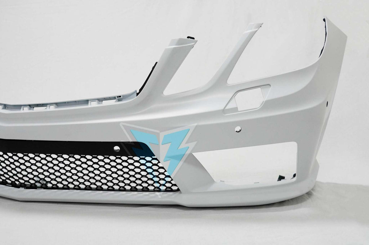 2010-2013 Mercedes Benz (W212) Pre-Facelift E63 AMG Style Front Bumper Conversion Kit (DRL Included) - Prop and Piston