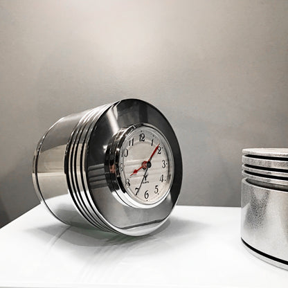 Pratt &amp; Whitney R-2800 F4U Corsair Fighter Airplane Radial Engine Chrome Piston Clock