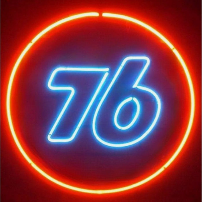 Neon Sign Union 76 Fuel Gas Neon Signs - Prop and Piston