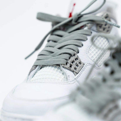 Vulture Gray stretchy Bread Laces shoelaces for easy slip-on shoes