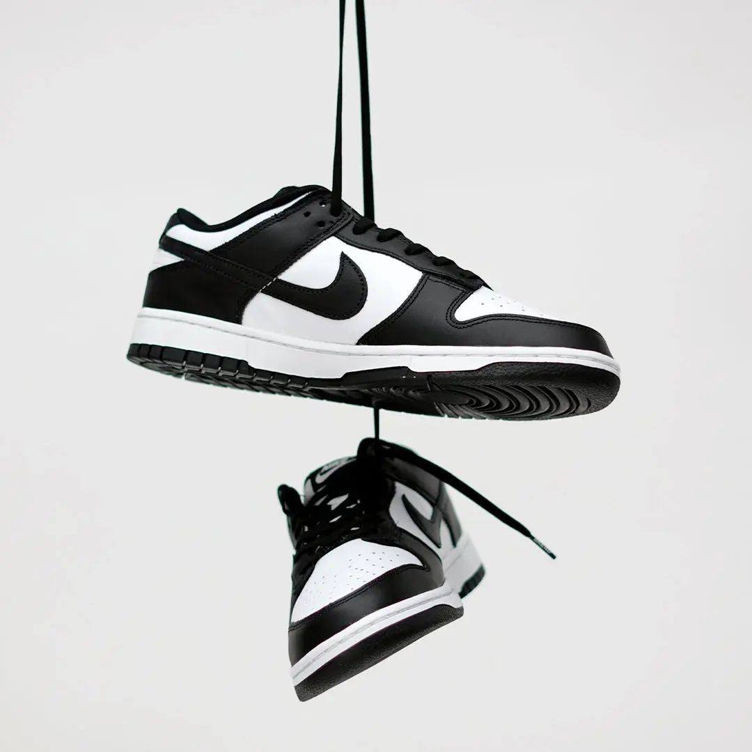 Shadow Black stretchy bread laces securing shoes with one tie