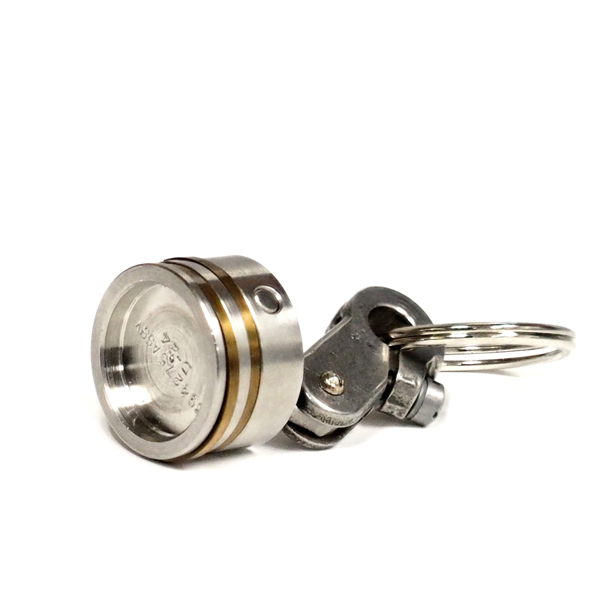 B-25 MItchell Bomber Wright R-2600 Radial Engine Stromberg Carburetor Mini Piston Keychain - Prop and Piston