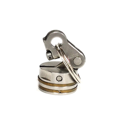 B-25 MItchell Bomber Wright R-2600 Radial Engine Stromberg Carburetor Mini Piston Keychain - Prop and Piston