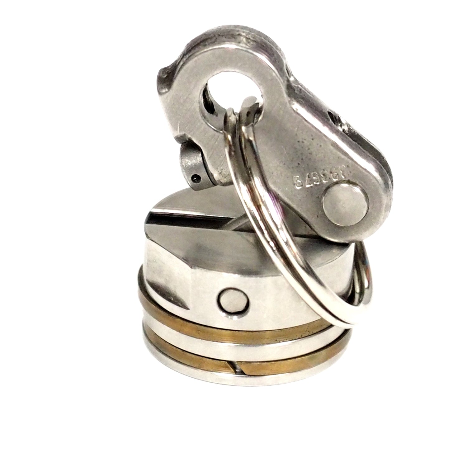 B-25 MItchell Bomber Wright R-2600 Radial Engine Stromberg Carburetor Mini Piston Keychain - Prop and Piston