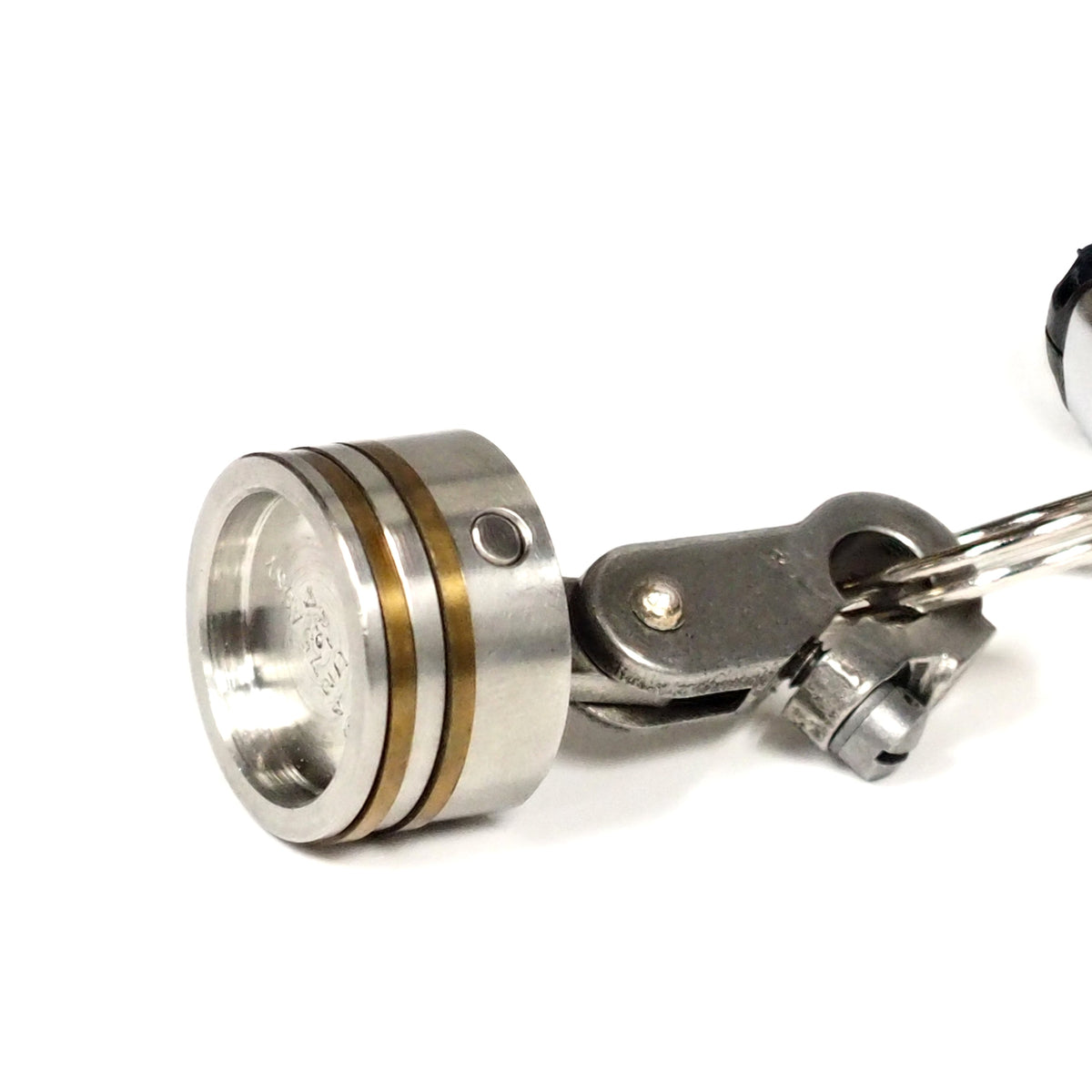 B-25 MItchell Bomber Wright R-2600 Radial Engine Stromberg Carburetor Mini Piston Keychain - Prop and Piston