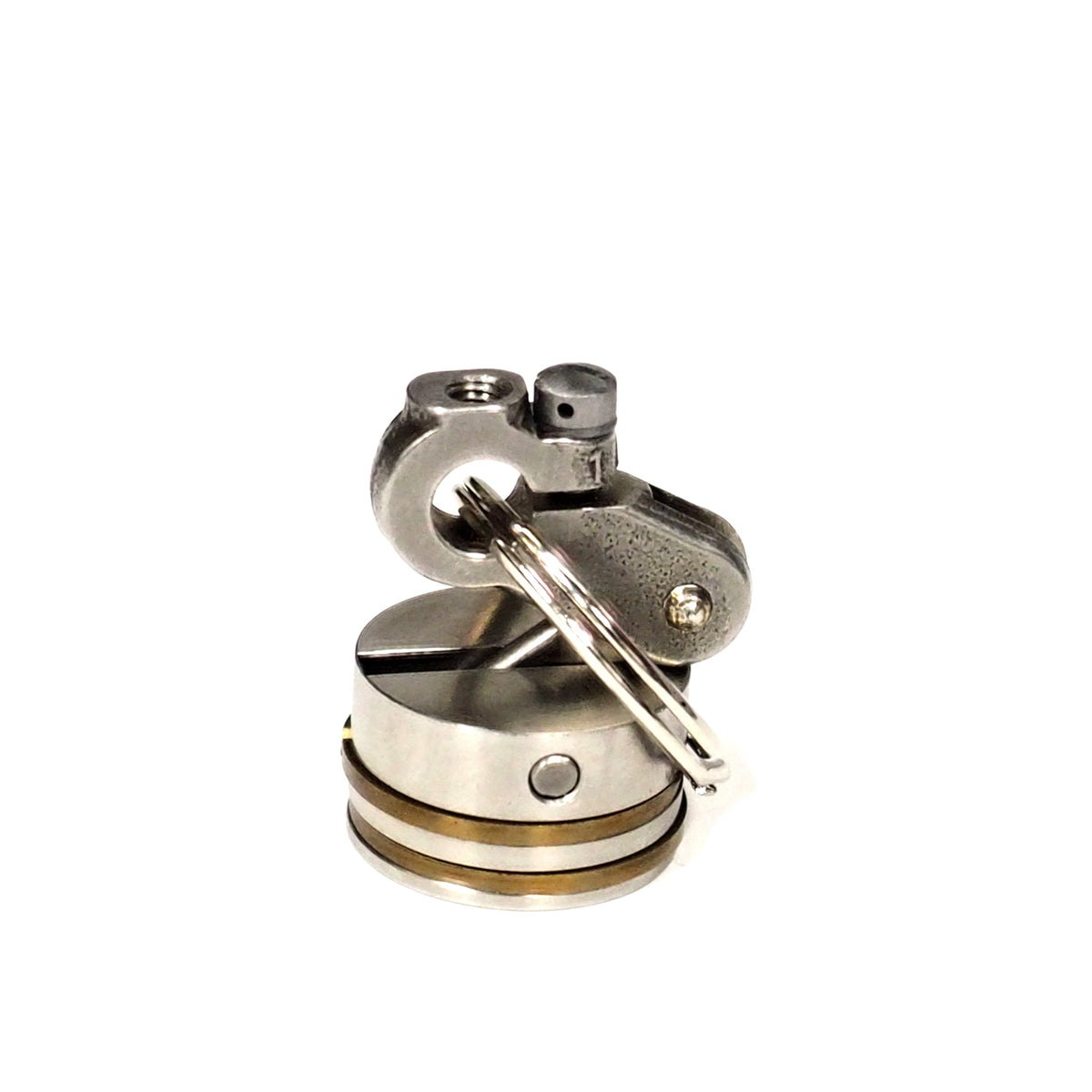 B-25 MItchell Bomber Wright R-2600 Radial Engine Stromberg Carburetor Mini Piston Keychain - Prop and Piston