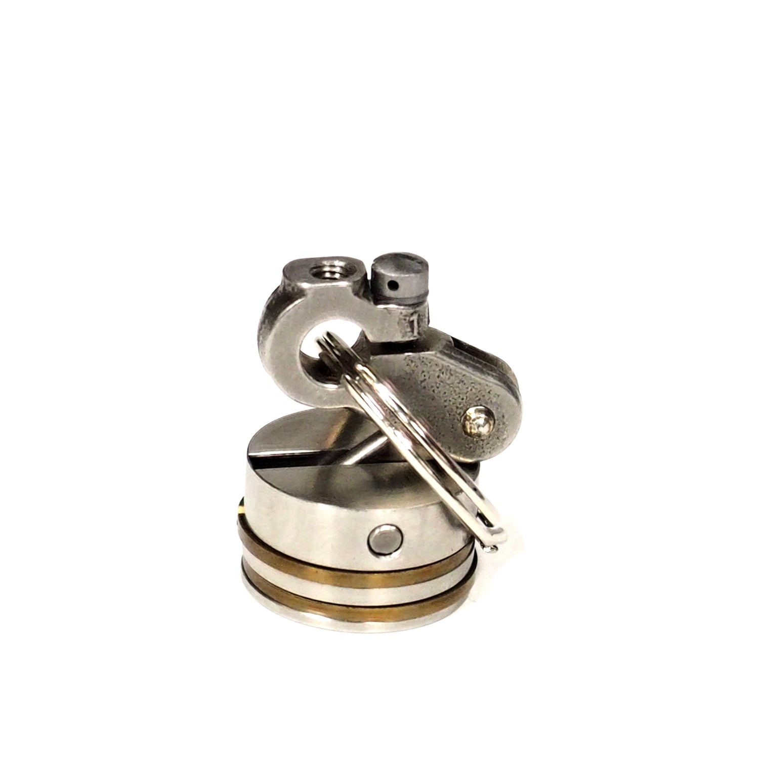 B-25 MItchell Bomber Wright R-2600 Radial Engine Stromberg Carburetor Mini Piston Keychain - Prop and Piston