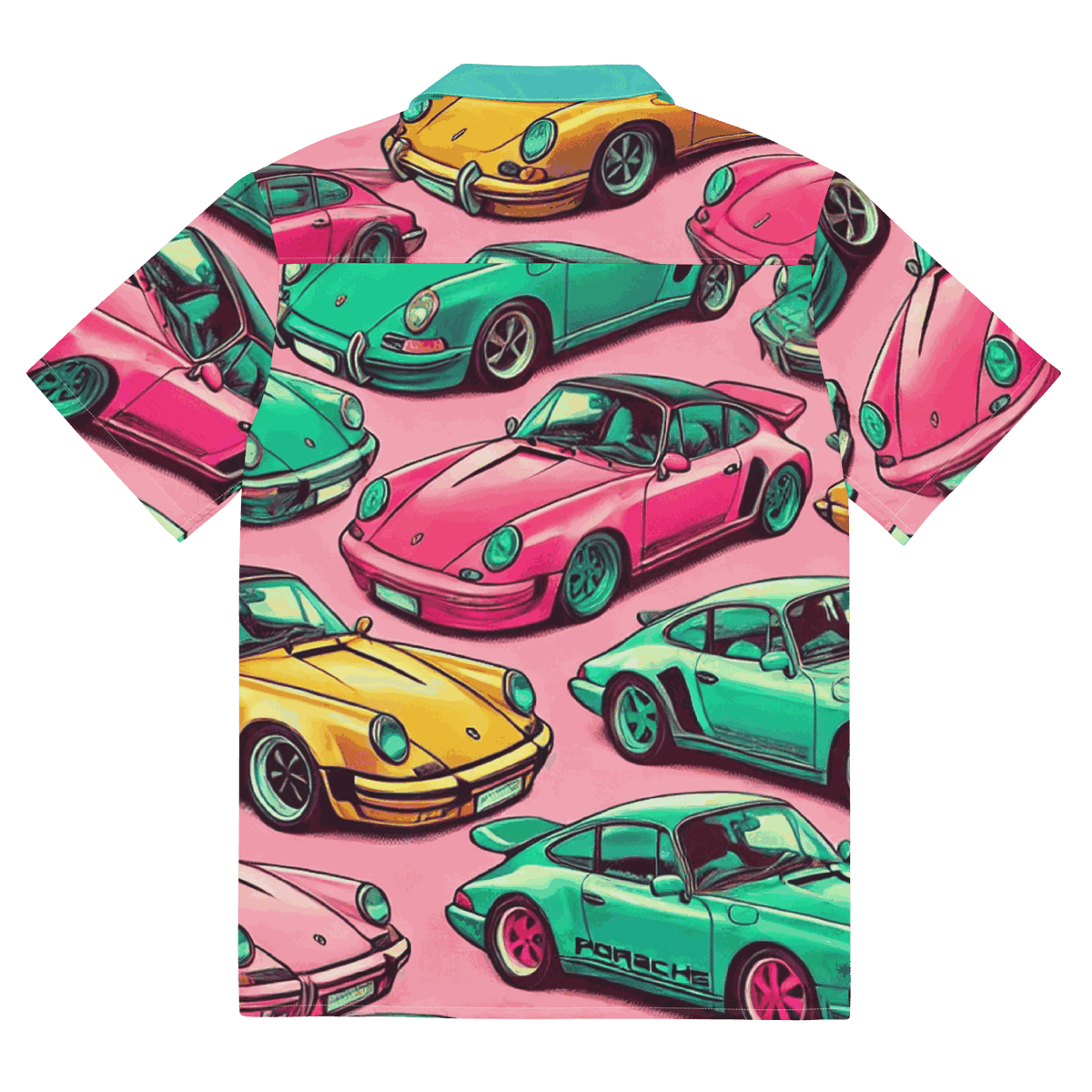 Lightweight Hawaiian Button Up shirt with oversized fit and UPF50+ protection