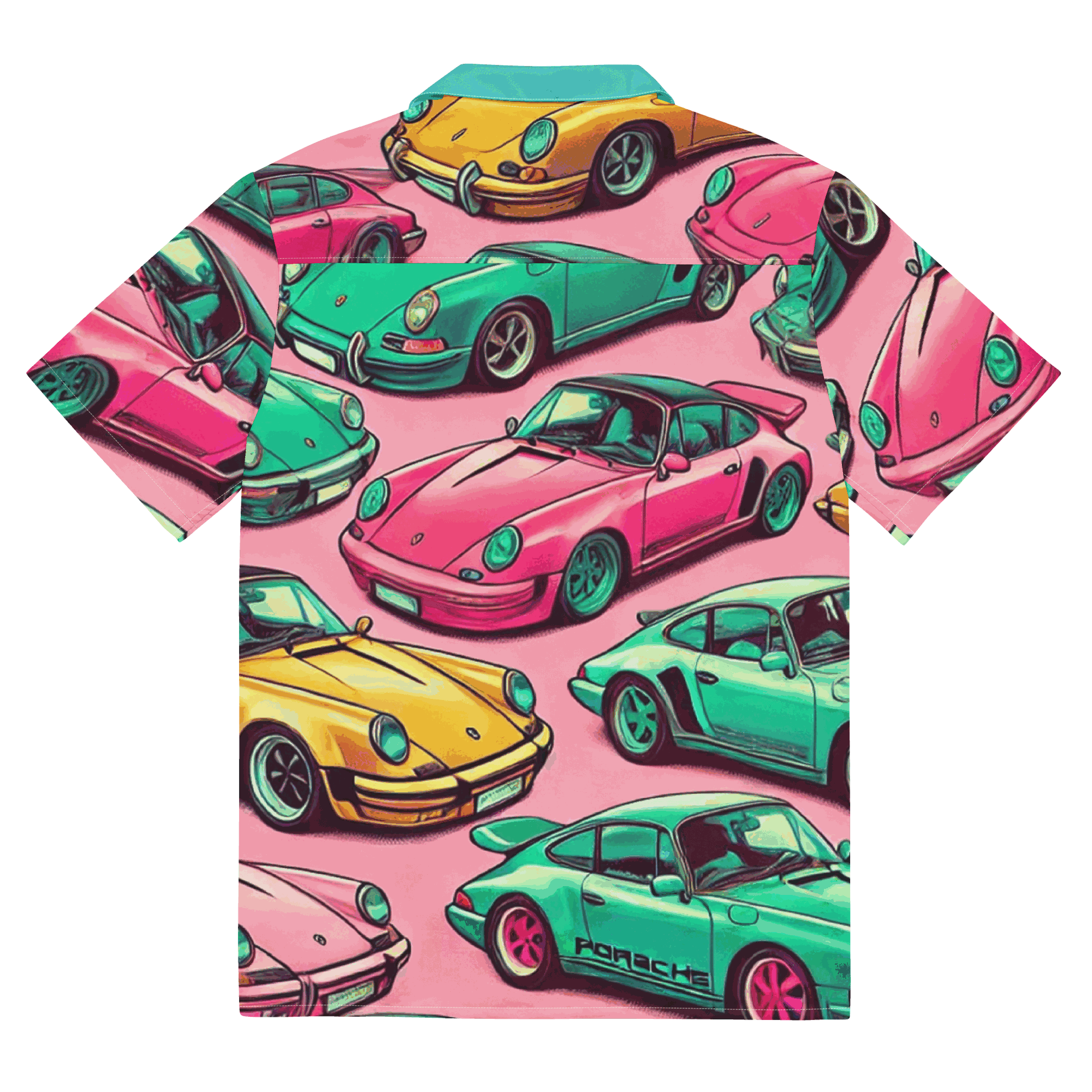 Lightweight Hawaiian Button Up shirt with oversized fit and UPF50+ protection