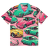 Lightweight moisture-wicking Hawaiian Button Up shirt with oversized fit and UPF50+ protection