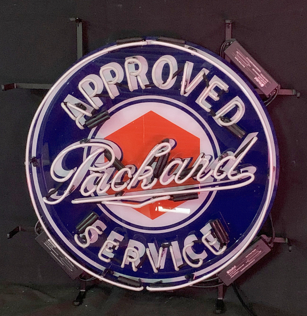 Approved Packard Service Neon Signs Light - Prop and Piston