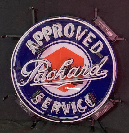 Approved Packard Service Neon Signs Light - Prop and Piston