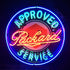 Approved Packard Service Neon Signs Light - Prop and Piston