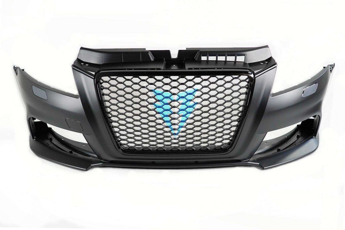 2009-2013 Audi A3 Facelift (Typ 8P) RS3 Style Front Bumper Conversion Kit - Prop and Piston