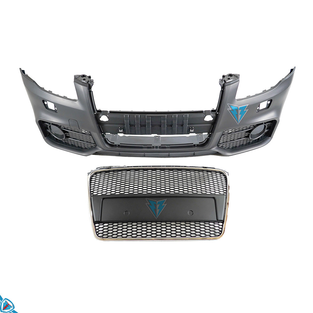 2005-2008 Audi A4 / S4 (B7) to RS4 Style Front Bumper Conversion Kit - Prop and Piston