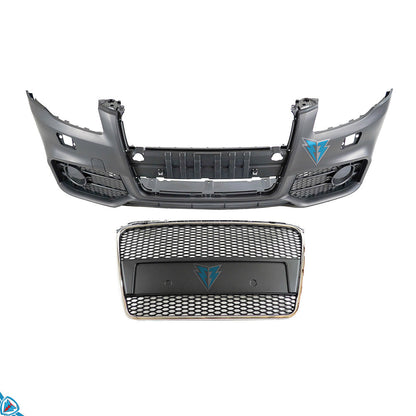 2005-2008 Audi A4 / S4 (B7) to RS4 Style Front Bumper Conversion Kit - Prop and Piston