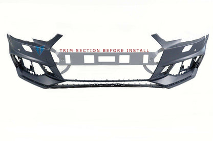 2017-2019 Audi A4 / S4 (B9) to RS4 Style Front Bumper Conversion Kit - Prop and Piston