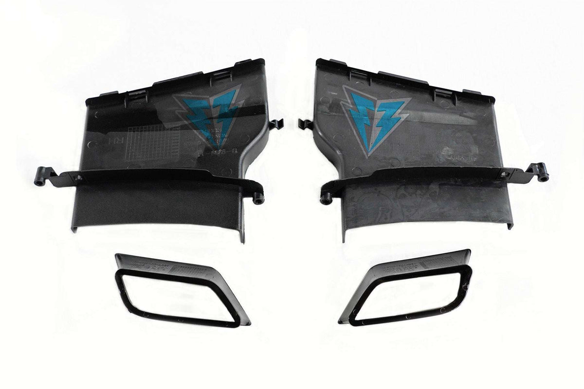 2017-2019 Audi A4 / S4 (B9) to RS4 Style Front Bumper Conversion Kit - Prop and Piston