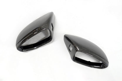2020+ Audi E-Tron GT Genuine Carbon Fiber Mirror Covers | FYBR Aerodynamics - Prop and Piston