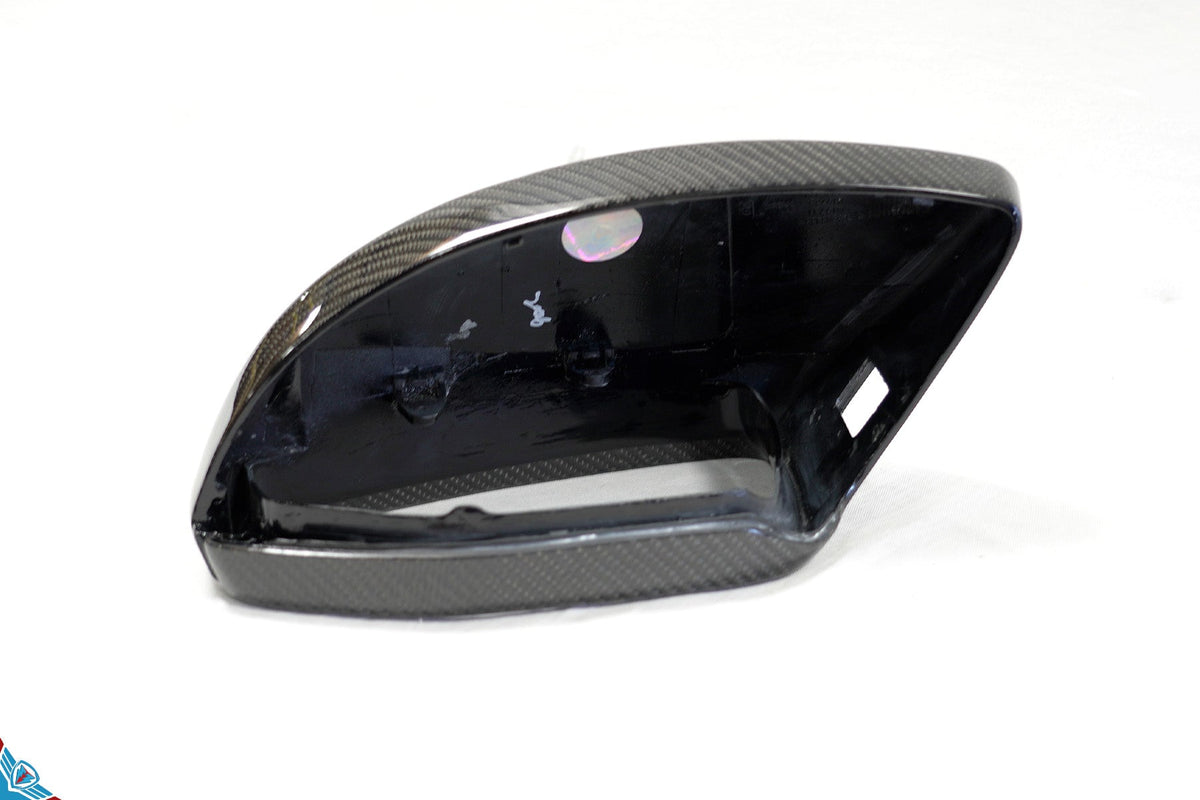 2020+ Audi E-Tron GT Genuine Carbon Fiber Mirror Covers | FYBR Aerodynamics - Prop and Piston
