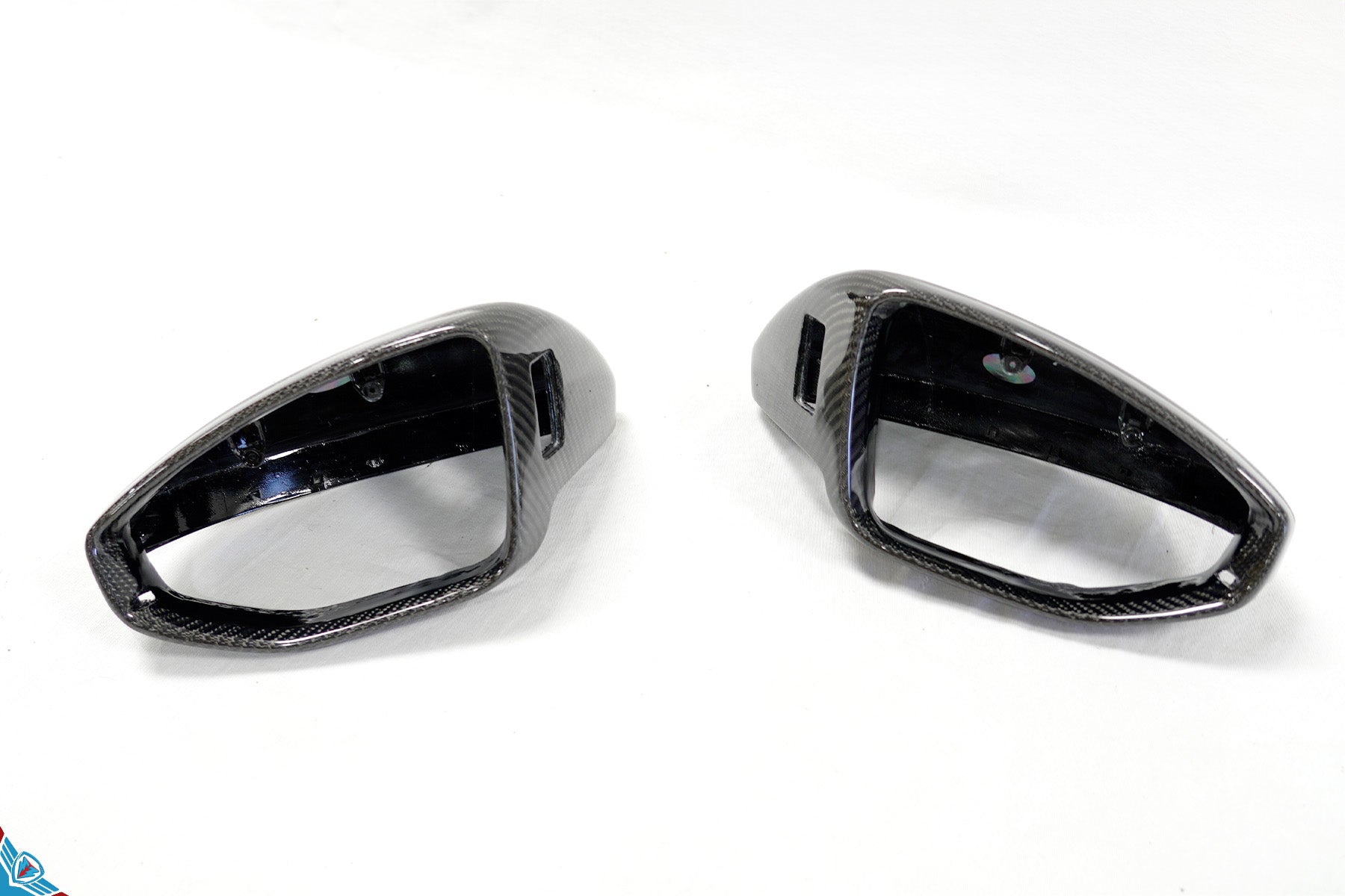2020+ Audi E-Tron GT Genuine Carbon Fiber Mirror Covers | FYBR Aerodynamics - Prop and Piston