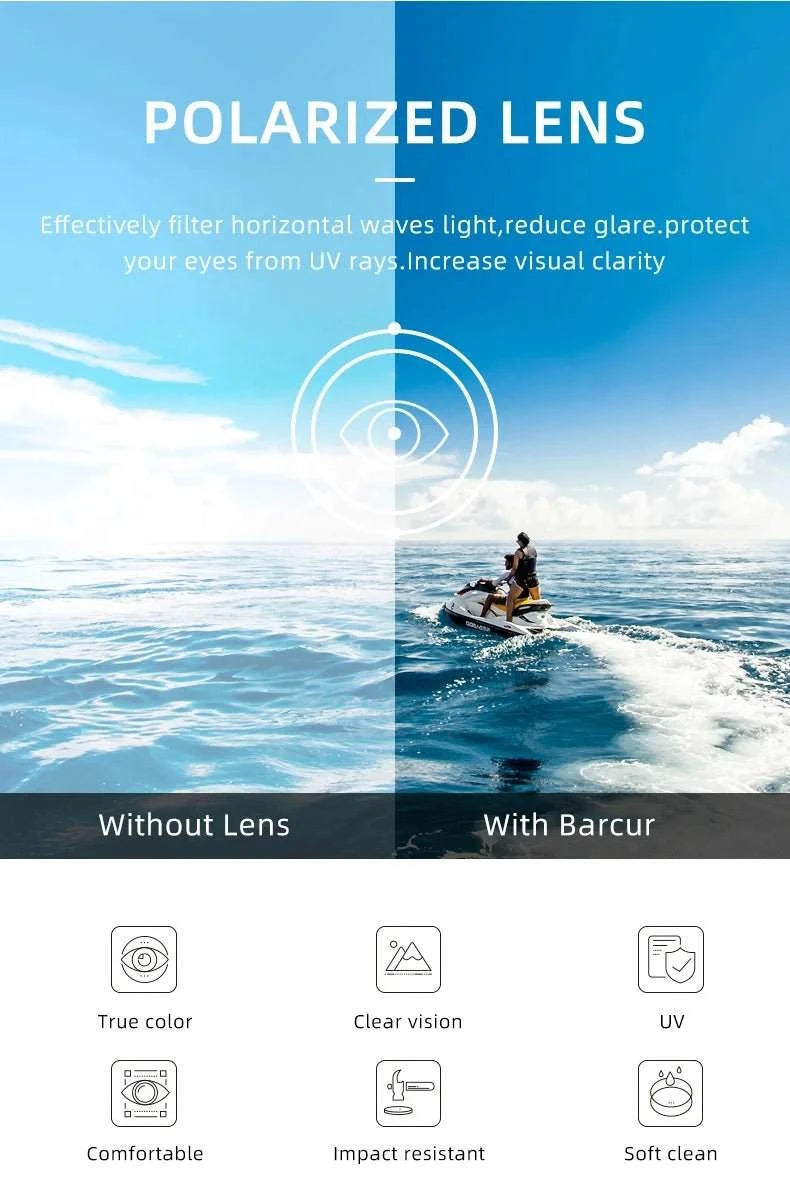 BARCUR Polarized Pilot Sunglasses for Men – Stylish Anti Blue Light UV400 Protection Gradient Mirror Lens Stainless Steel Trendy Frame – Fashion Aviator Sun Glasses for Men Ideal for Driving Travel Summer & Outdoor Activities - Prop and Piston