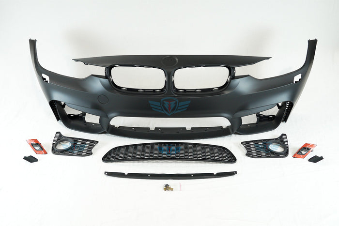 2012-2018 BMW 3 Series (F30/F31) M3 Style Front Bumper Conversion Kit - Prop and Piston