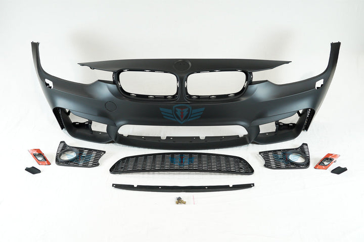 2012-2018 BMW 3 Series (F30/F31) M3 Style Front Bumper Conversion Kit - Prop and Piston