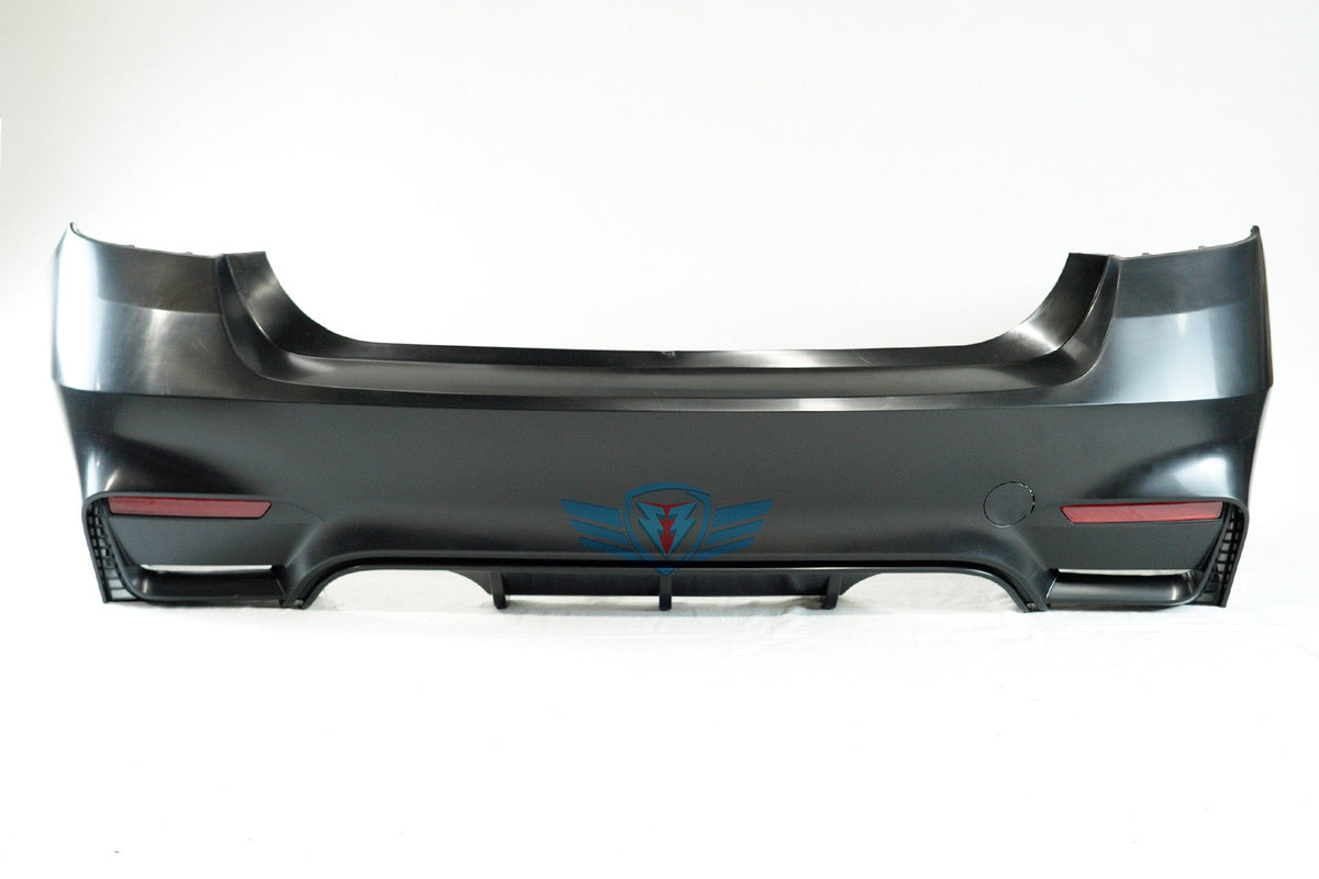 2012-2018 BMW 3 Series (F30) M3 Style Rear Bumper Conversion Kit - Prop and Piston